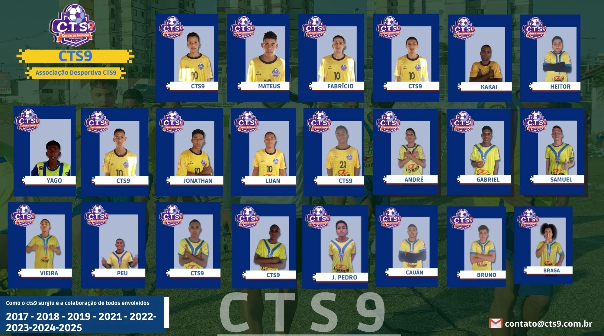 Ex-alunos e voluntários CTS9 5
