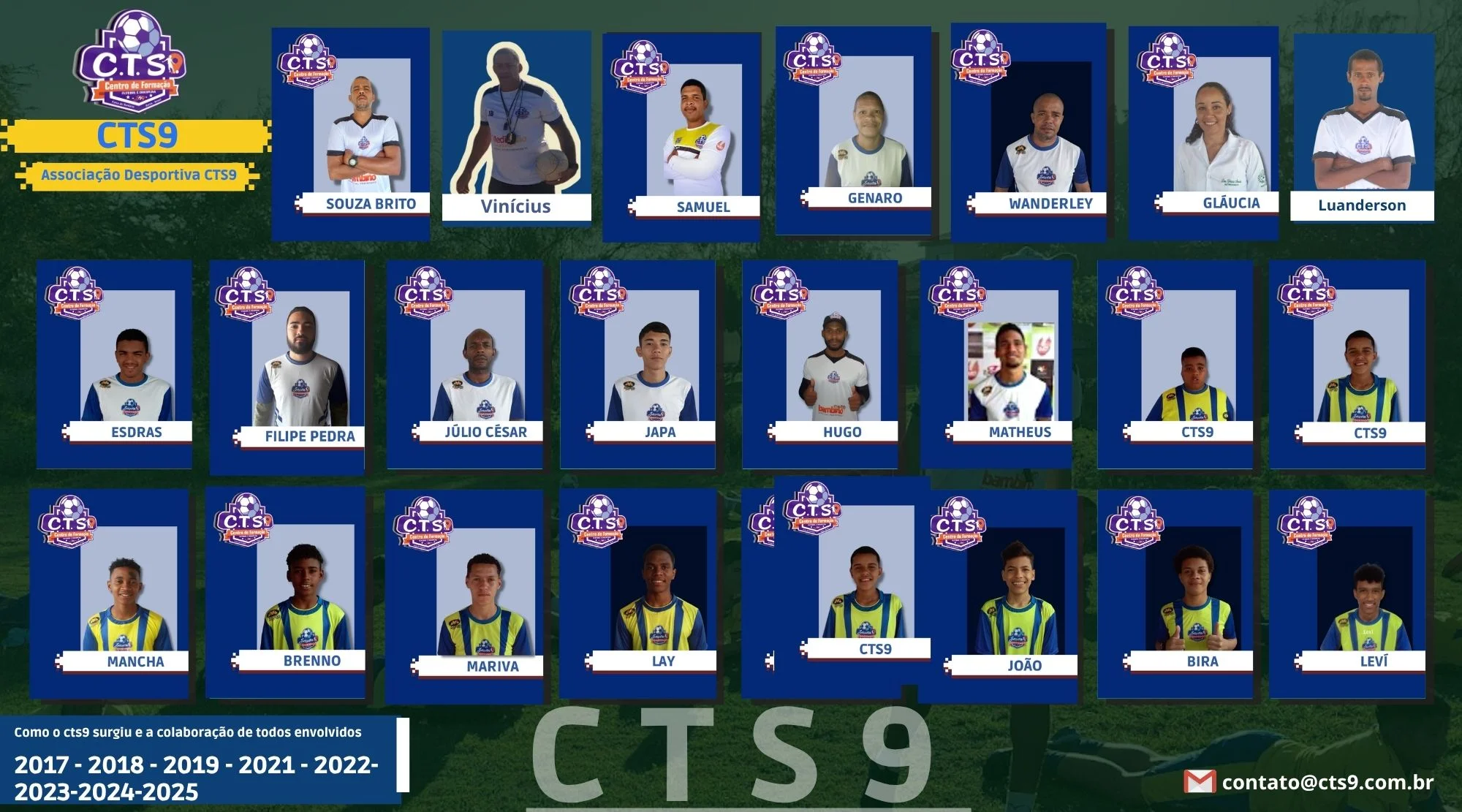 Ex-alunos e voluntários CTS9 1