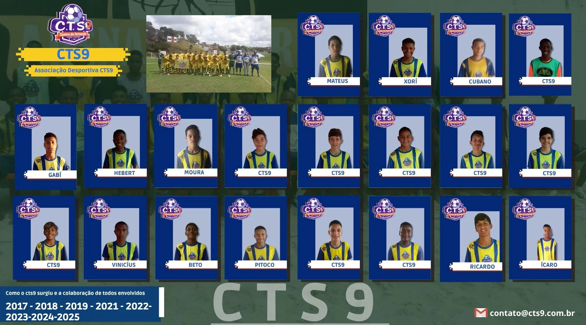 Ex-alunos e voluntários CTS9 3