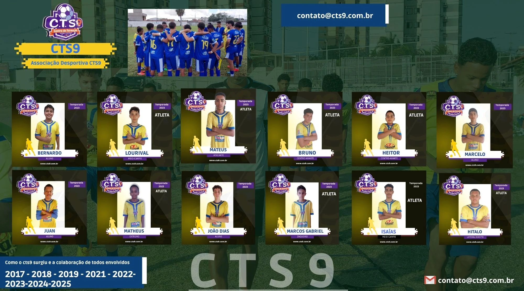 Ex-alunos e voluntários CTS9 8
