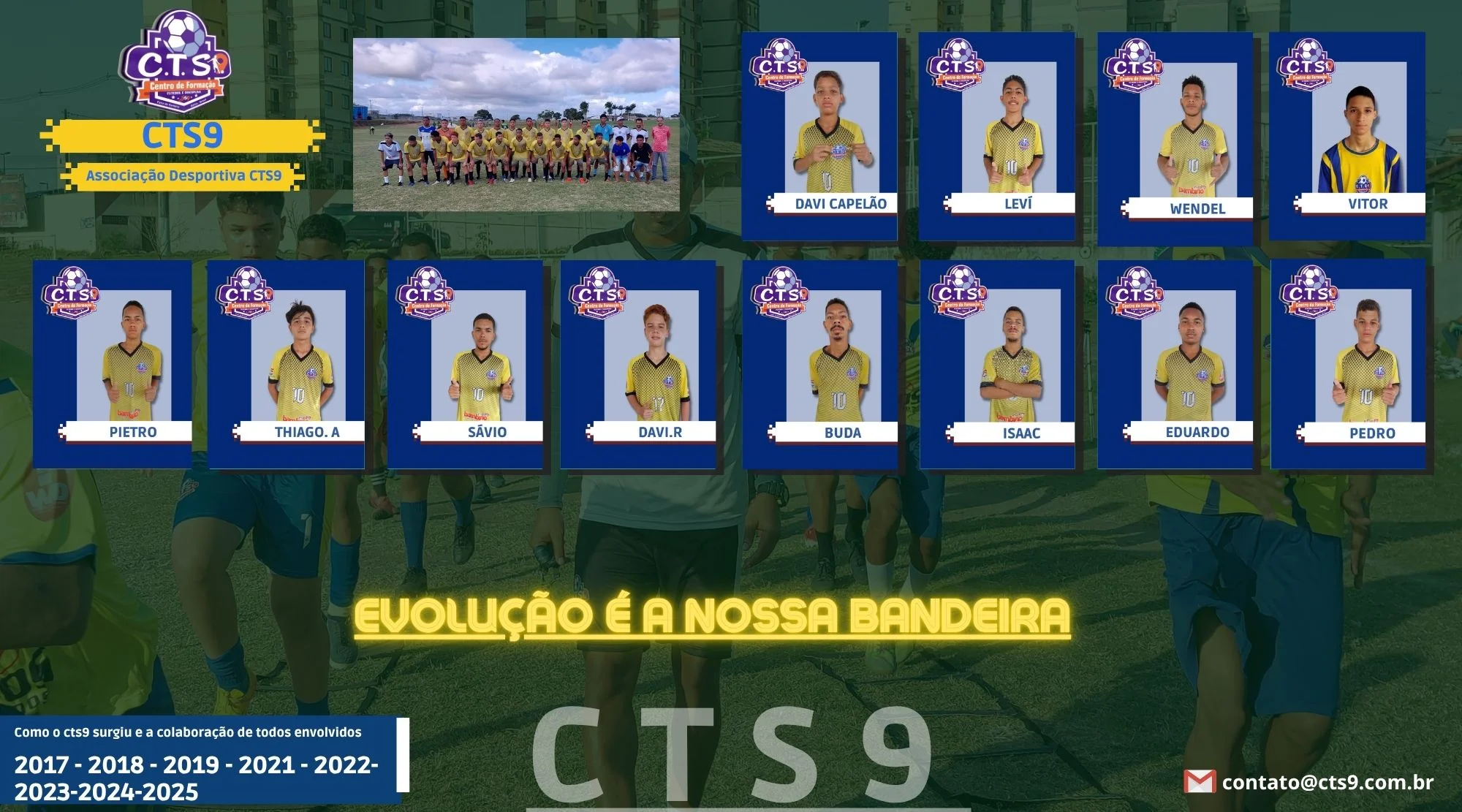 Ex-alunos e voluntários CTS9 6