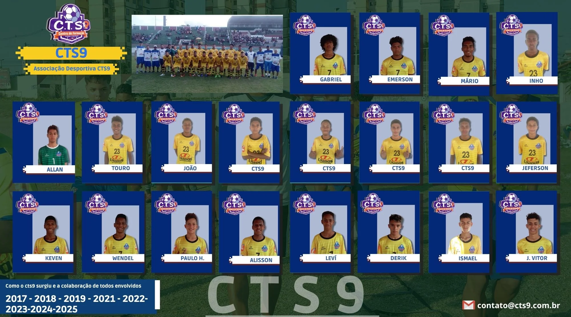 Ex-alunos e voluntários CTS9 4