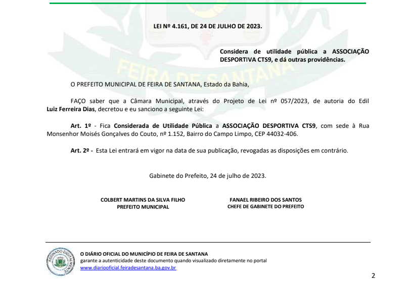 Título de Utilidade Pública