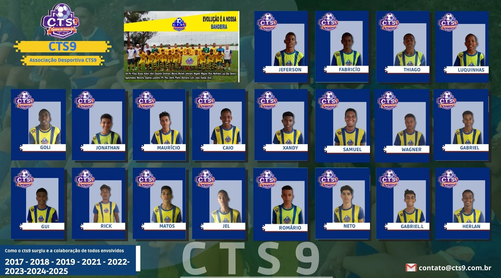 Ex-alunos e voluntários CTS9 2